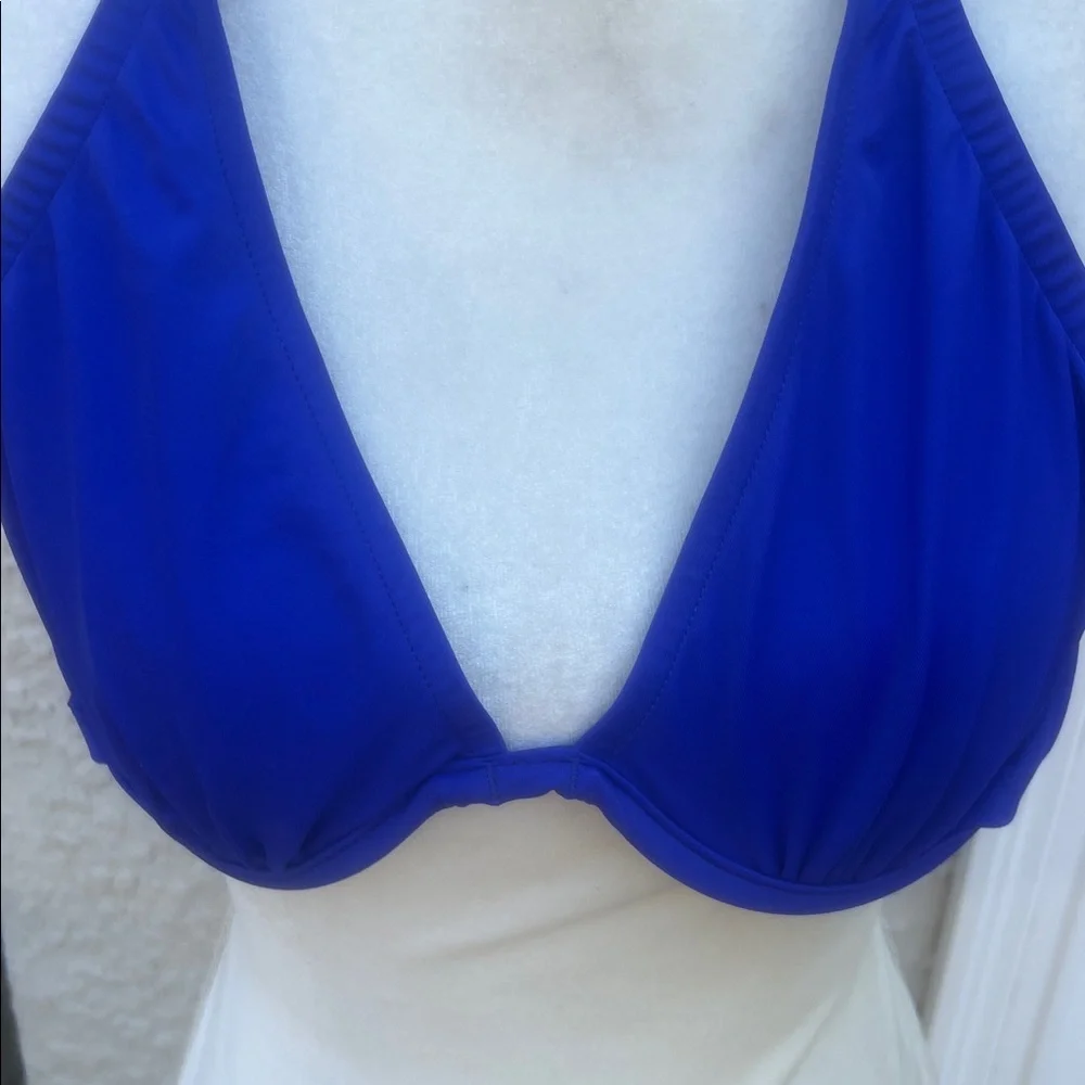 VENUS Belize Underwire Bikini Top Royal Blue Women's Size Fits 32DDD 34DD 36D